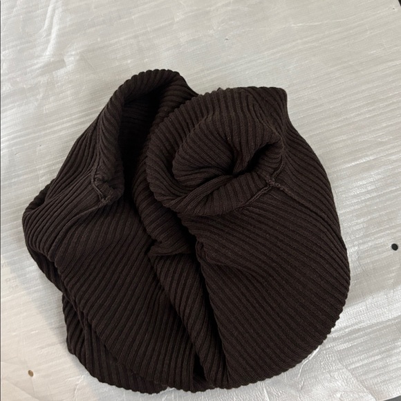 The Limited Ribbed Dark Brown Turtleneck Sweater- 100% Cotton - Picture 15 of 15